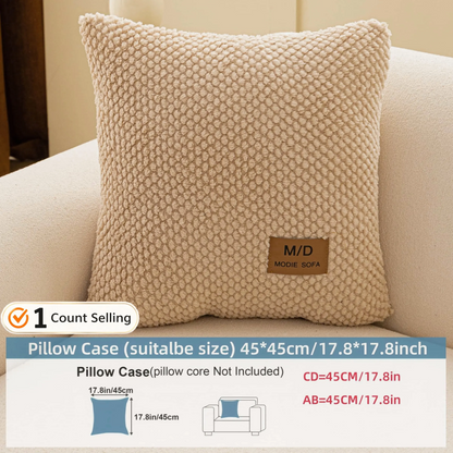 Luxury Thick Removable Couch Cover, 1 Count Soft Textured Seat Pad, Non-Slip Washable Universal Sofa Protector