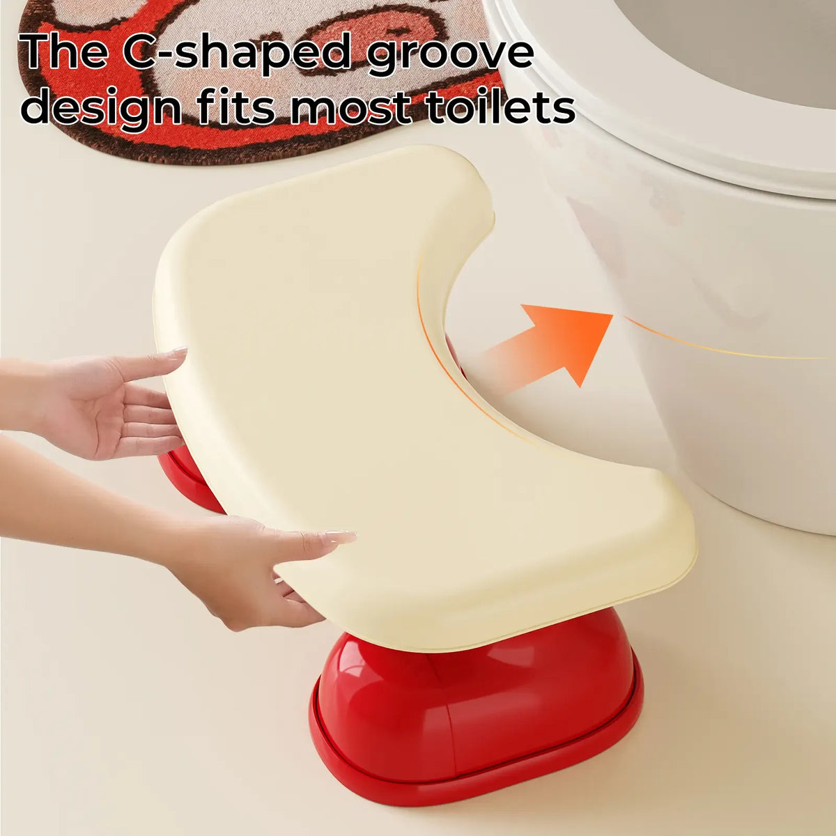 Anti-Slip Squatting Toilet Stool