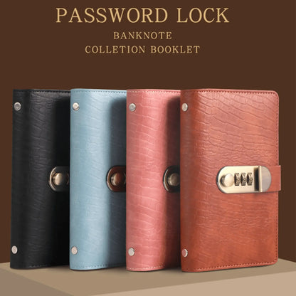 A6 Password Lock Savings Notebook – Budget Planner & Cash Organizer