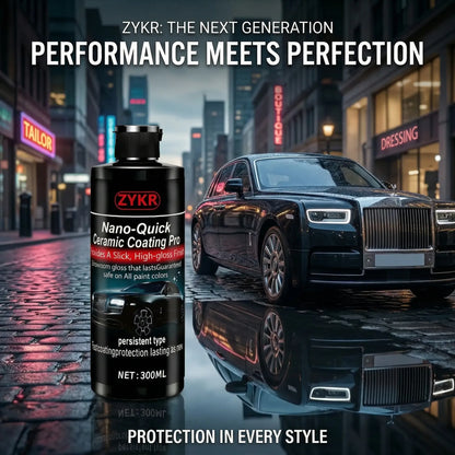 Nano-Quick Ceramic Coating Pro – 300ml Car Paint Sealant & Glass Protector
