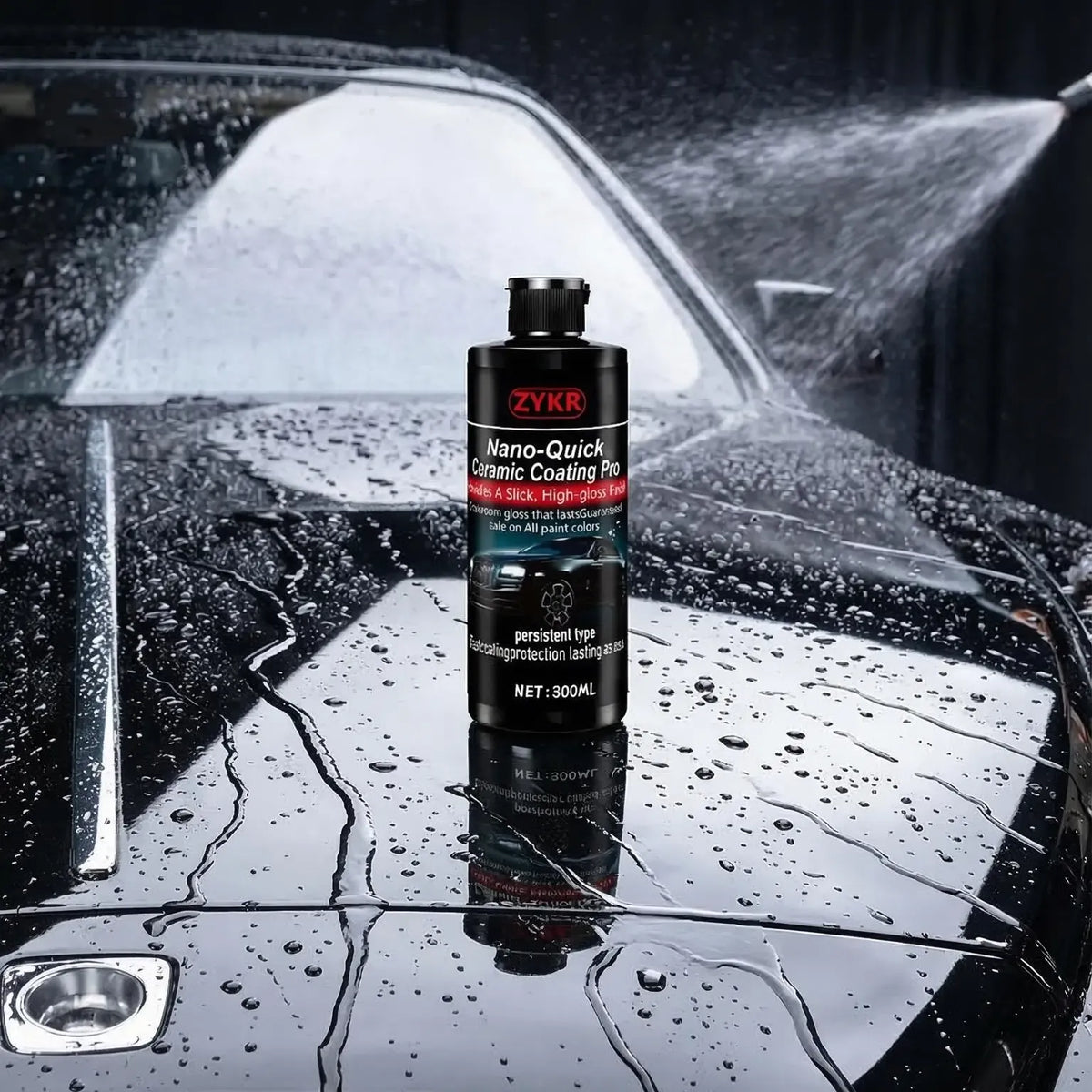 Nano-Quick Ceramic Coating Pro – 300ml Car Paint Sealant & Glass Protector