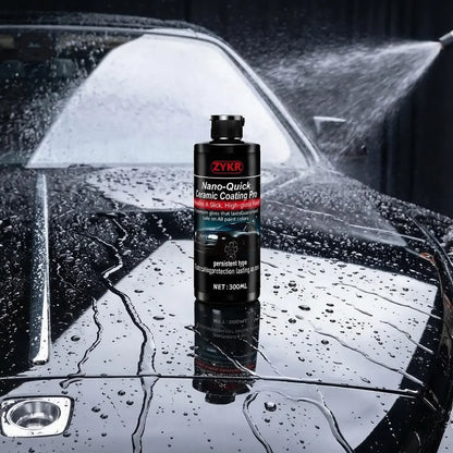 Nano-Quick Ceramic Coating Pro – 300ml Car Paint Sealant & Glass Protector