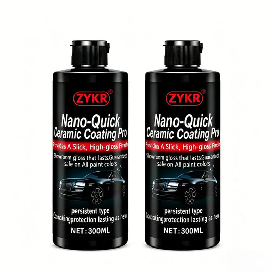 Nano-Quick Ceramic Coating Pro – 300ml Car Paint Sealant & Glass Protector