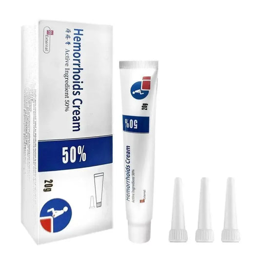 Hemorrhoid & Fissure Cream - Fast-Acting, Gentle-Formula Soothing Pain Relief Balm for Men & Women