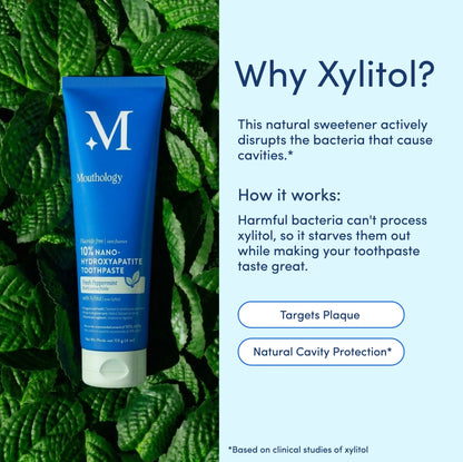 10% Nano-Hydroxyapatite Toothpaste | Fluoride-Free Enamel Care, Fresh Mint