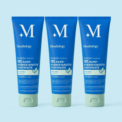 10% Nano-Hydroxyapatite Toothpaste | Fluoride-Free Enamel Care, Fresh Mint