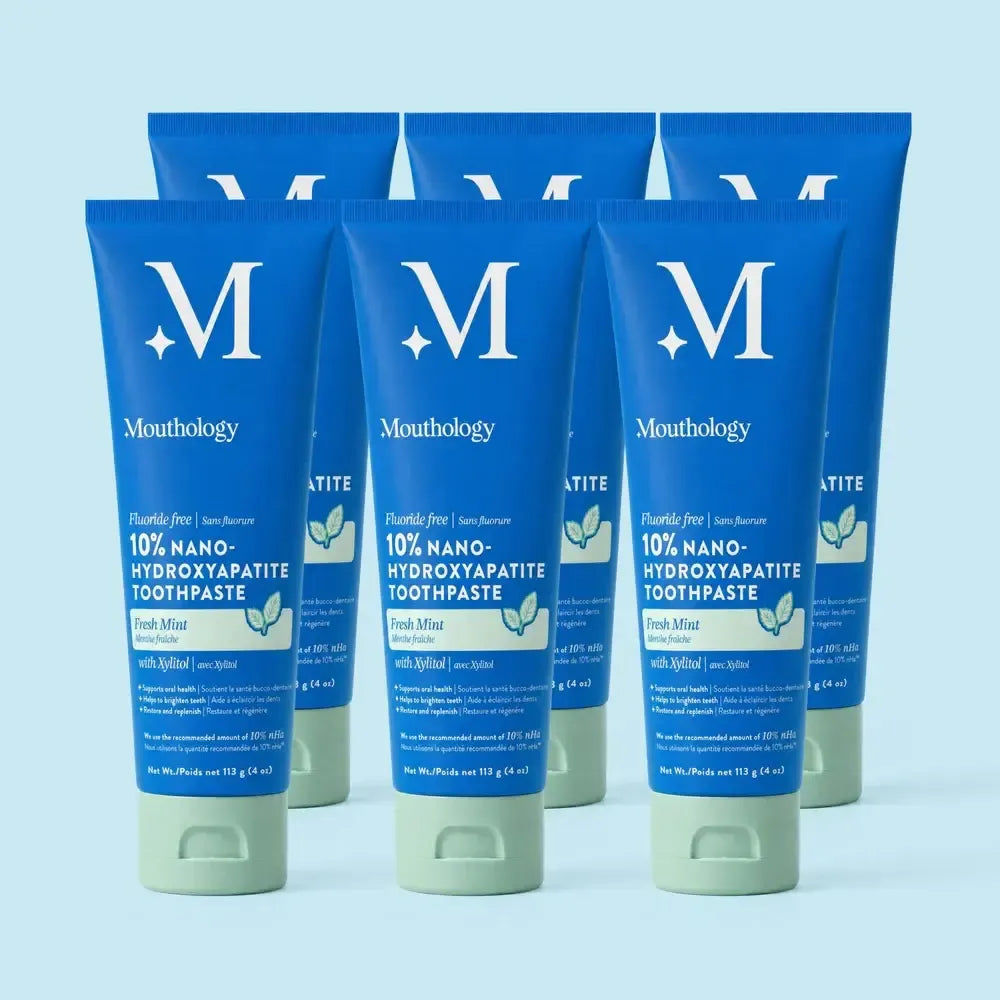 10% Nano-Hydroxyapatite Toothpaste | Fluoride-Free Enamel Care, Fresh Mint