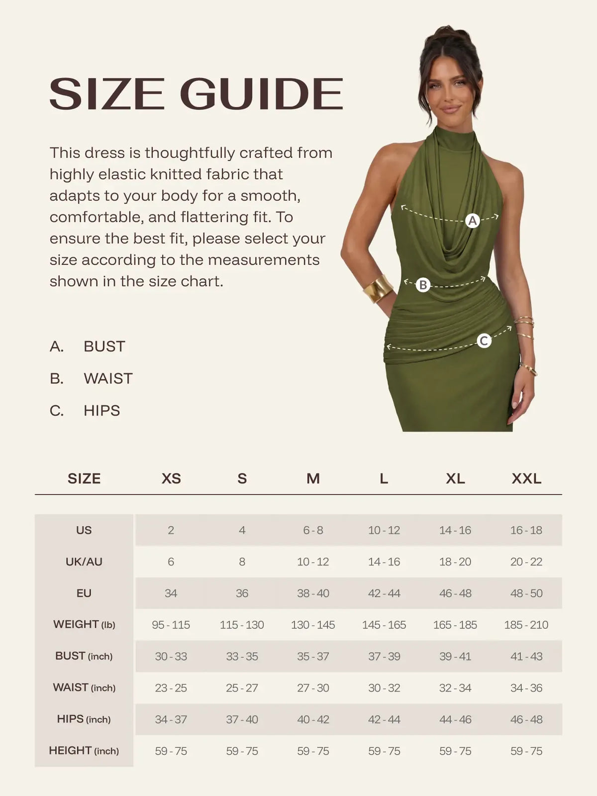 Women's Knit Halter Neck Backless Maxi Dress – Elegant Bodycon Gown