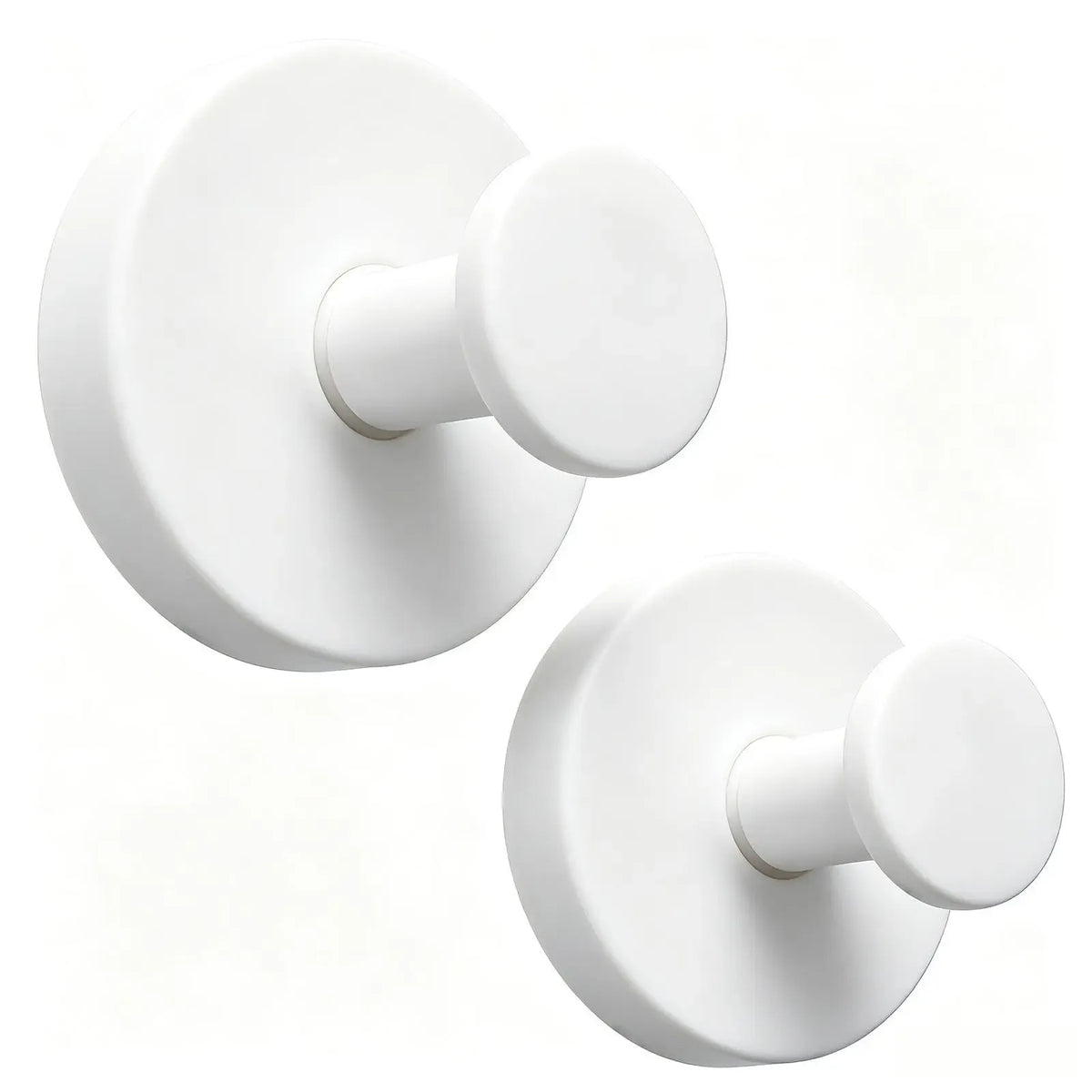 Shower Suction Cup Hooks (2/4/6 PCS) with Replaceable Core, Vacuum Locking No-Drill Removable Self-Adhesive Hooks for Bathroom Glass Tile, Home Organizers Holds Towels, House Accessories for Apartment Stuff &amp; Bathroom Decor Ideas