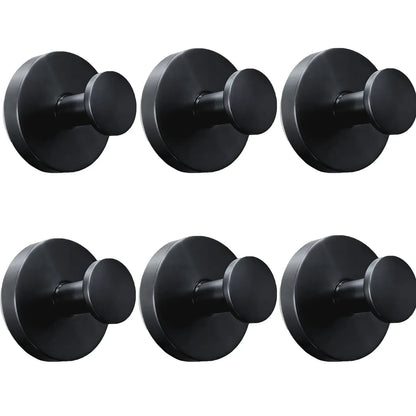 Shower Suction Cup Hooks (2/4/6 PCS) with Replaceable Core, Vacuum Locking No-Drill Removable Self-Adhesive Hooks for Bathroom Glass Tile, Home Organizers Holds Towels, House Accessories for Apartment Stuff &amp; Bathroom Decor Ideas