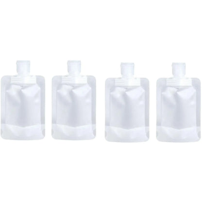 Reusable Plastic Pouches, Versatile Liquid Carriers for Picnics and Outings